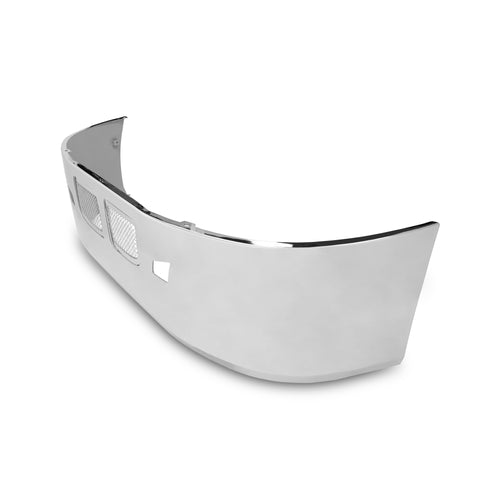 22” Chrome Bumper (Kenworth T660 2007-2016) W/ Aerodynamic, Grille Installed, Air Vent & Tow 