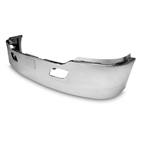15"-18" Bumper Chrome With Tapered Ends And Tow Hook Holes Fits Kenworth T680 2013-2021
