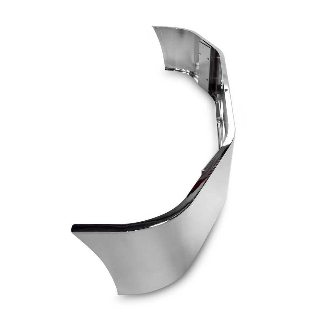 Ultrachrome Chrome Front Bumper For Mack CH Setback Axle (Up To 2003) - With Brackets & Fog Light Holes