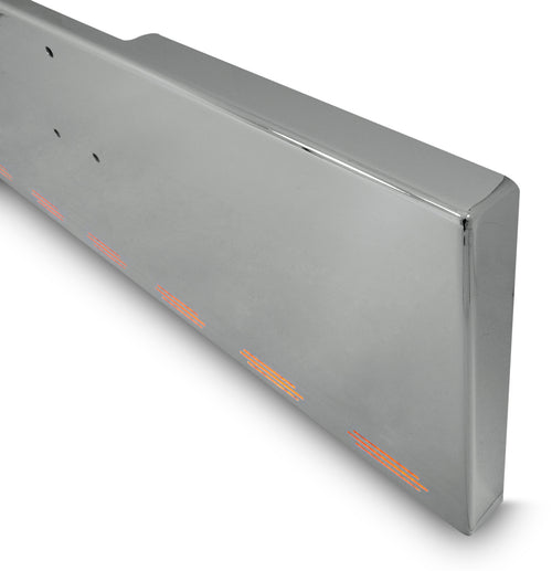 20” Chrome Bumper (Peterbilt 378, 379 Series) W/ Box End, Tow & 10 Hidden Lights