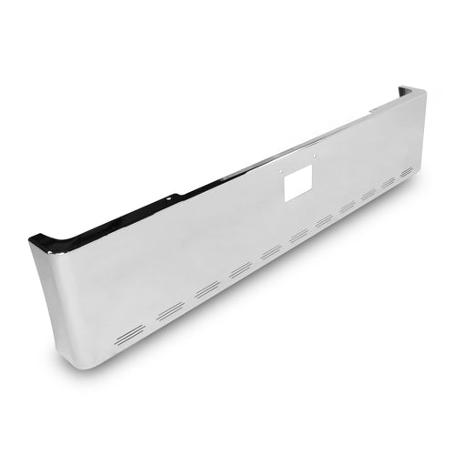 20” Chrome Bumper (Peterbilt 378 & 379) W/ American Eagle, Rolled End, Tow & 11 Hidden Lights Hole