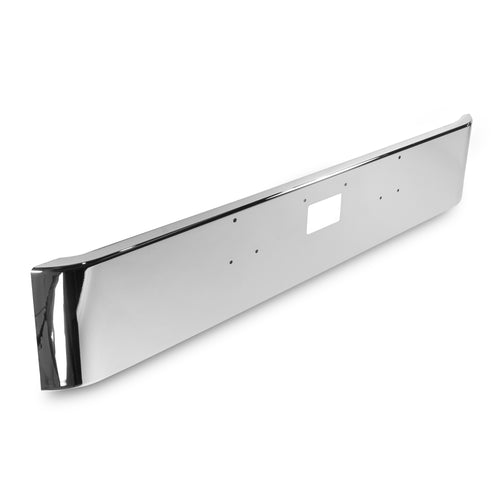 18" Chrome Bumper ( Peterbilt 378 & 379 ) Texas Square W/O Fog Lamp Hole