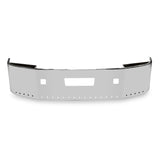 20” Chrome Bumper ( Peterbilt 386 All Years) Set Back Axle with 3/4” (29) Light Holes, Step & Tow Holes