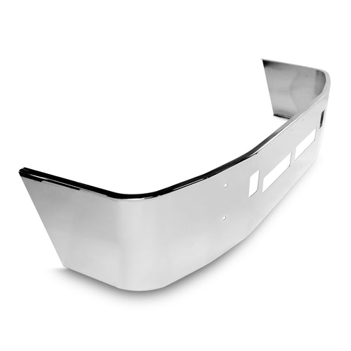 18” Chrome Bumper (Volvo White Set Back Axle, VNM 610 & 660 1998-2003) W/ Fog Light & Tow Holes
