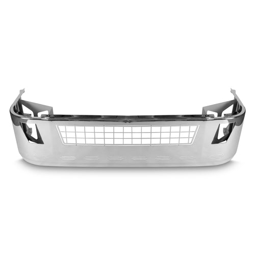 20” Chrome Bumper (Volvo VNL 2003-2017) W/ Wrap Around, Grille, Fog & 10 Hidden Lights