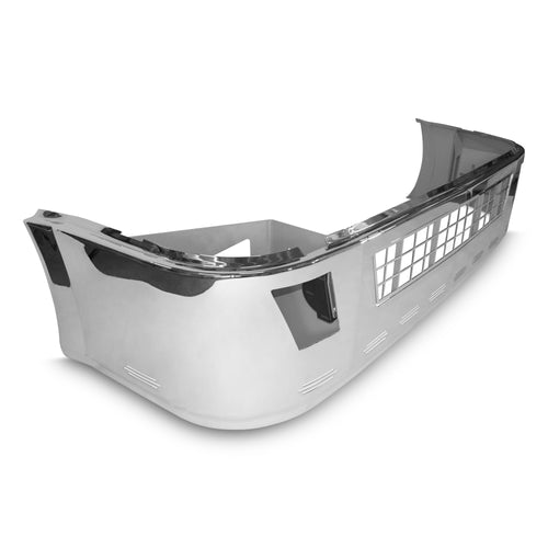 20” Chrome Bumper (Volvo VNL 2003-2017) W/ Wrap Around, Grille, Fog & 10 Hidden Lights