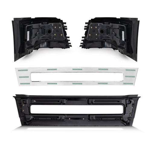 Complete Bumper With Fog Light Hole And Chrome Fits Volvo 2002-2018