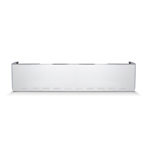 22" Chrome Universal Bumper with Double Bend End and 10 Hidden Light Holes for Peterbilt 379/W990 Classic, Western Star