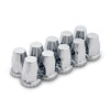 10 PC. Lug Nut Covers 33Mm Screw In Type 2-3/4” Height