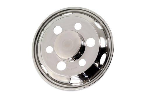 16” Isuzu Wheel Cover 2 Front & 2 Rear, 6 Holes Stainless Steel