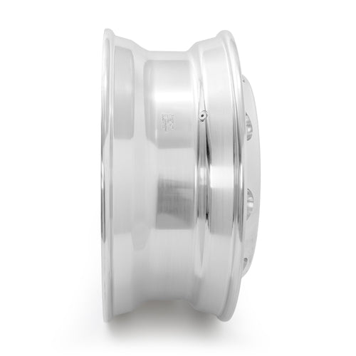 Aluminum Wheel / Rim 22.5" X 8.25"  10 Holes, 8,000Lbs, Mirror Polish Finish On Both Sides (All Positions)