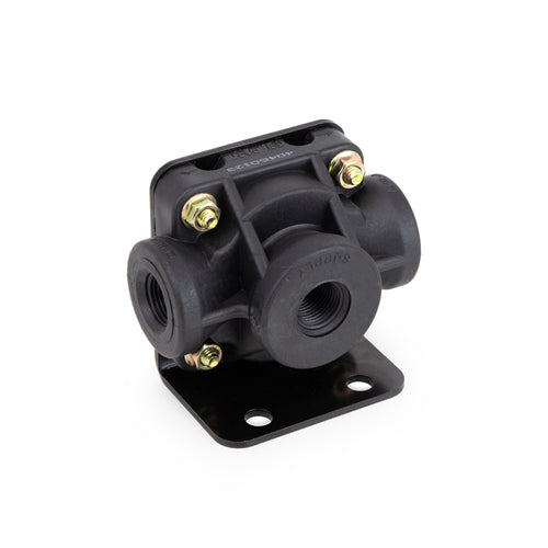 Valve, Quick Release Valve, Quick Supply: 3/8" Delivery: (2) 1/4" QRN