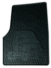 Floor Mat fits Freightliner Cascadia Black/Black ( SET )