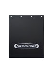 Mud Flap 24” X 30”, .1/4" , Polypro, Black W/ White Logo fits Freightliner