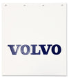 Mud Flap 24" X 28", 3/16", Polypro, White W/ Blue Letter fits Volvo