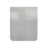 Mud Flap 24”X 30” Grooved Poly  Color  White