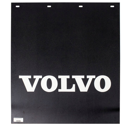 Mud Flap 24” X 30”, 3/8'', Proflex, Black W/ White Letters fits Volvo