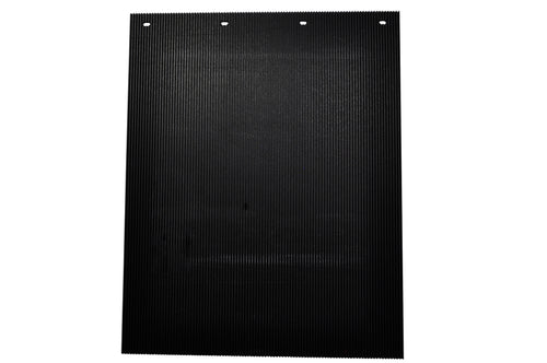 Mud Flap 24” X 30”, 3/8'', Proflex, Black W/ White Letters fits Volvo