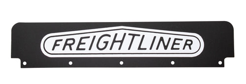 Mud Flap 24” X 5” Plastic Black Flap Kit for Quarter Fenders W/ Freightliner Logo & Hardware