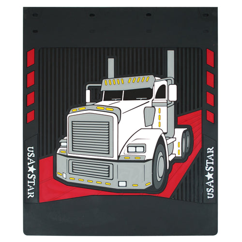 Rubber Mud Flaps Fits Kenworth T800 (Pair)