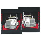 Rubber Mud Flaps Fits Kenworth T800 (Pair)