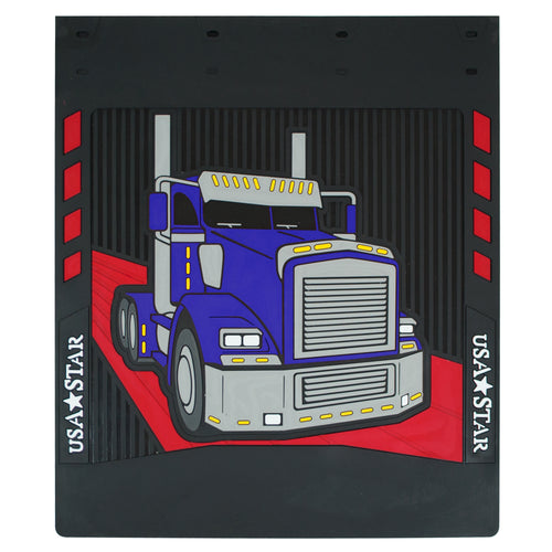 Rubber Mud Flaps Fits Kenworth T800 (Pair)