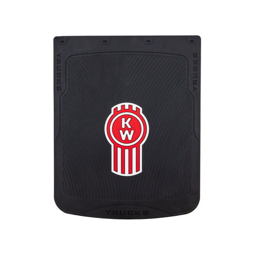 Mud Flap  24” X 30” Kenworth Color Black Logo Center (Pair)
