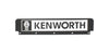 Mud Flap 24” X 5” Plastic Black Flap Kit for quarter fenders with fits Kenworth logo & hardware