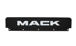Mud Flap 24” X 5” Plastic Black Flap Kit for quarter fenders with fits Mack logo & hardware (Pair)