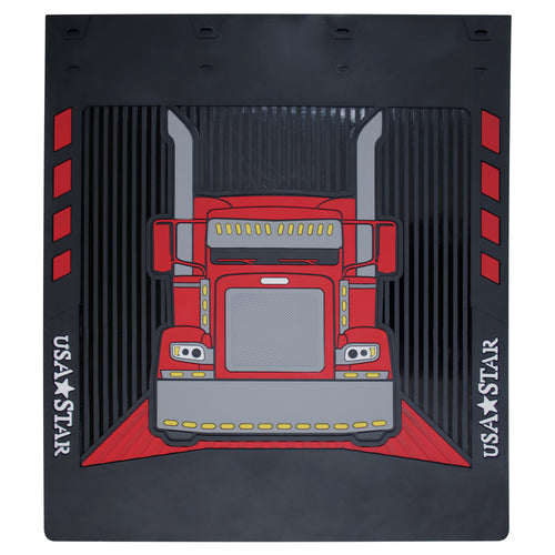 Rubber Mud Flaps Fit Peterbilt 379 - 24" x 28" (Pair)