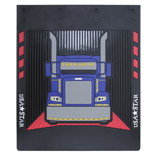 Rubber Mud Flaps Fit Peterbilt 379 - 24" x 28" (Pair)