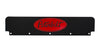 Mud Flap 24” X 5” X 1/4” Plastic Black Flap Kit for quarter fenders with fits Peterbilt logo Red & hardware