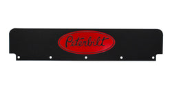 Quarter Fender Black Mud Flap 24” X 5” X 1/4” with Peterbilt Logo