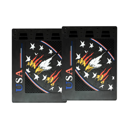 Mud Flap Set 24"x 30" Eagle Claws W/ USA (Pair)