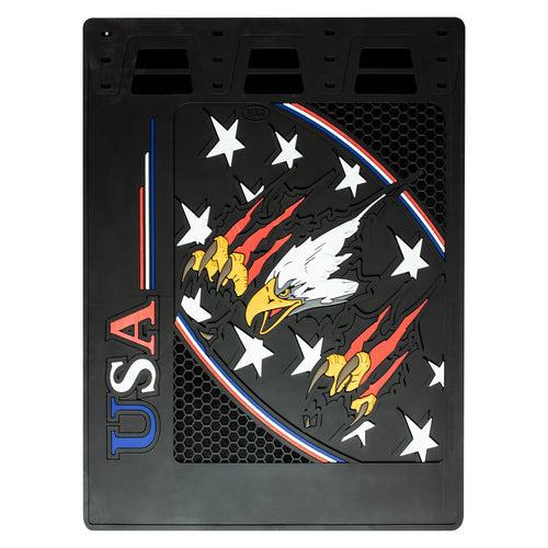 Mud Flap Set 24"x 30" Eagle Claws W/ USA (Pair)