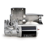 Dump Truck Tarp Motor With Chrome Cover , Ratio 50:1 Slim style Gear Box , 12volts