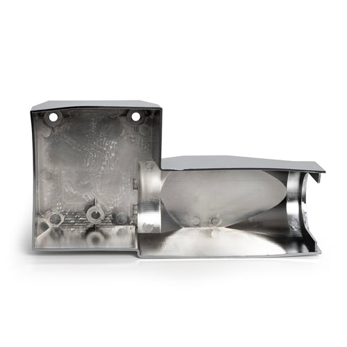 Dump Truck Tarp Motor With Chrome Cover , Ratio 50:1 Slim style Gear Box , 12volts