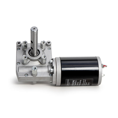 Dump Truck Tarp Motor With Chrome Cover , Ratio 50:1 Slim style Gear Box , 12volts