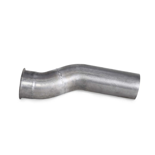 2-Bend Turbo Aluminized Pipe 5” W/Flare fits Freightliner