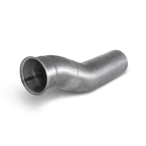 2-Bend Turbo Aluminized Pipe 5” W/Flare fits Freightliner