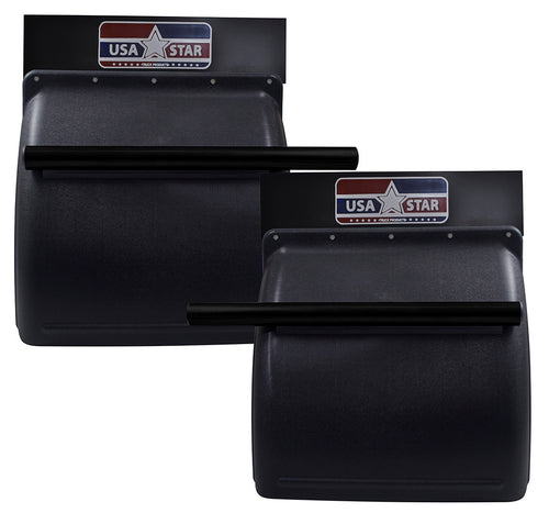 Quarter Fender Pair in Plastic Polyethylene, 24’’ X 24" Volvo & Freightliner