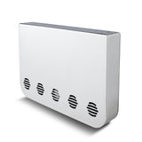 20" Rear Light Panel Chrome with 5 4" Light - 5 lines cutout Holes (3/16" Thick Bumper Gauge)