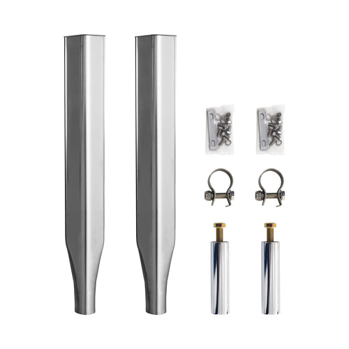 Triangle Mounting Bracket For Quarter Fender Stainless Steel 304, Sold by Pair