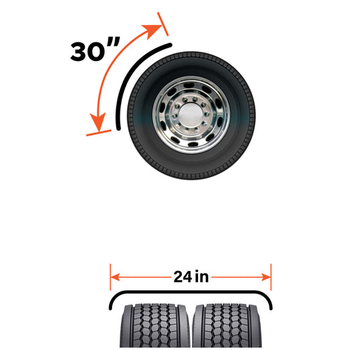 30" Quarter Fender Stainless Steel 430, 14GA (Pair)