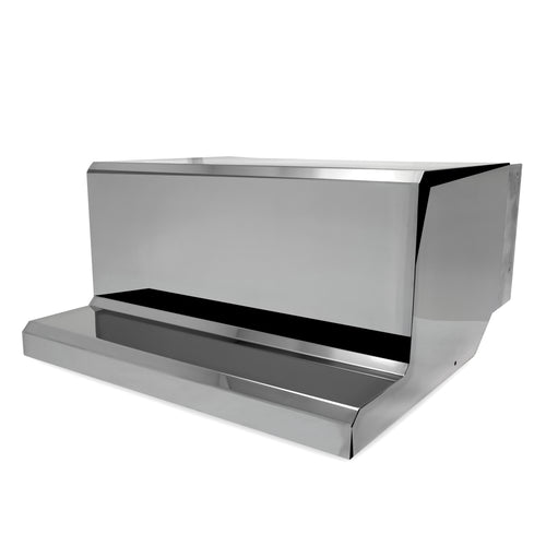 Tool Box Stainless Steel 45 Degree style w/Base & Brackets, Each Fits Peterbilt 379 With Brackets