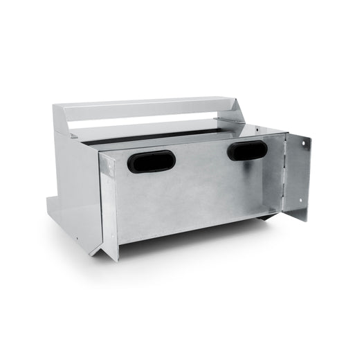 Battery Box Stainless Steel with Base & Brackets Fits Peterbilt 379