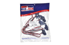 Wire harness for hidden light bumper