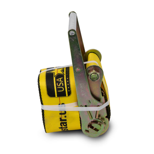 4” x 30" Ratchet Strap Flat Hook