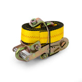 Wheel Strap, W/ Rubber Protector, Swivel Hooks And Ratchet (Box 1/8)