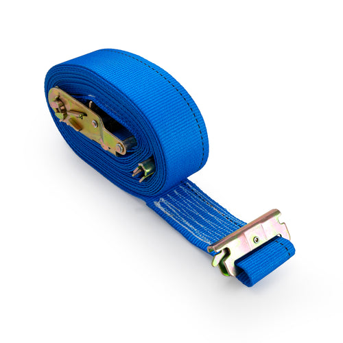 2" x 20'  Blue Ratchet Strap with E Fitting (Box 1/20)